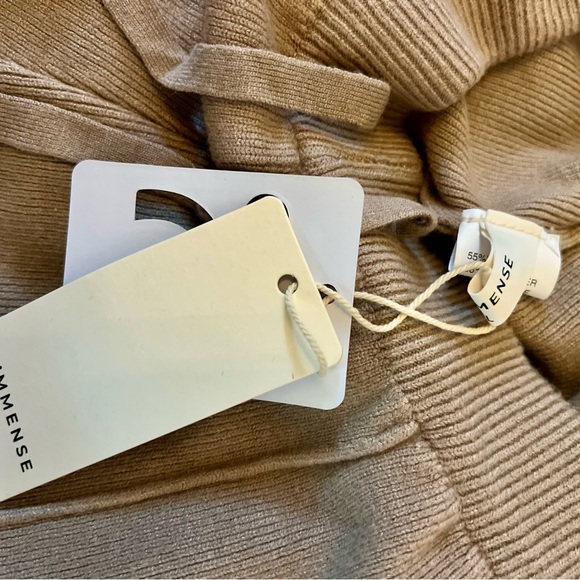 Commense Tan Ribbed Knit Pants - Picture 3 of 3